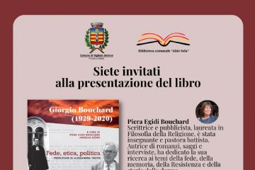 In biblioteca, Piera Egidi presenta il volume “Giorgio Bouchard (1929-2020)- Fede, etica, politica”