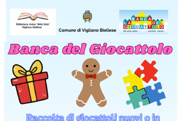 Banca del giocattolo: dal 2 al 5 dicembre la raccolta in Biblioteca