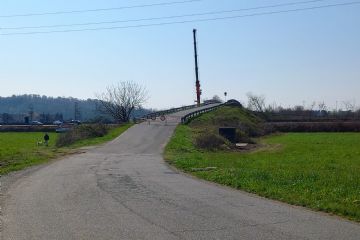 Chiuso al transito il cavalcavia di Regione Moriane