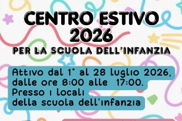 iscrizione al centro estivo per i bambini della scuola dell'infanzia statale di Vigliano Biellese